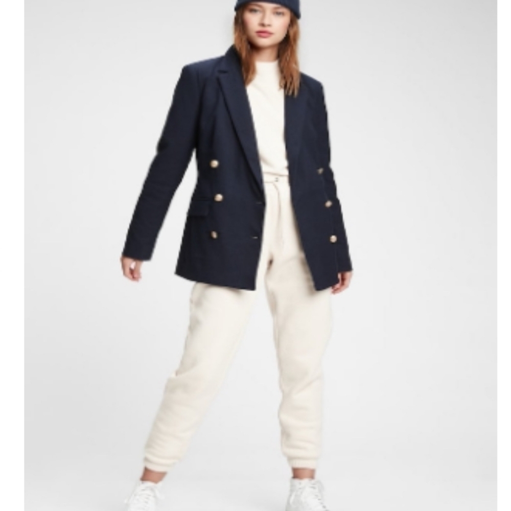 Navy blue Double-Breasted Blazer